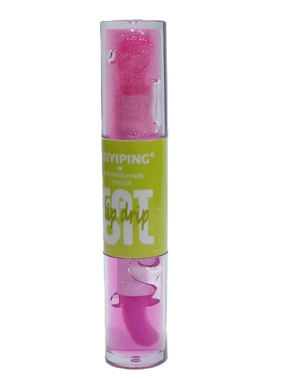 SIYIPING LIP DRIP FAT OIL DUO PROFESSIONAL COLOR PINK 5" Tube 2 Color 1 Tube NEW